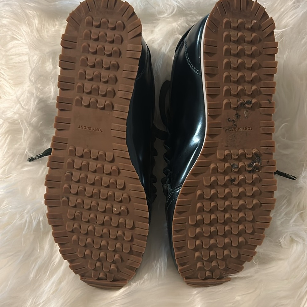 Tory Sport Ruffle Trainer Shoes - Picture 2 of 5